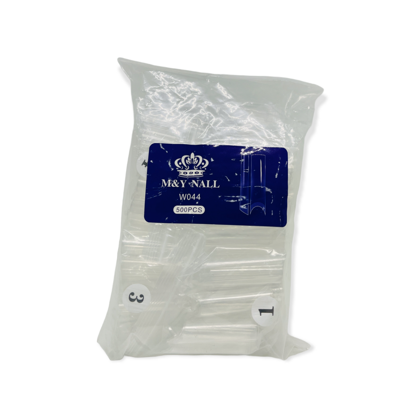 Uñas Curva C XL x500 - Cod 044