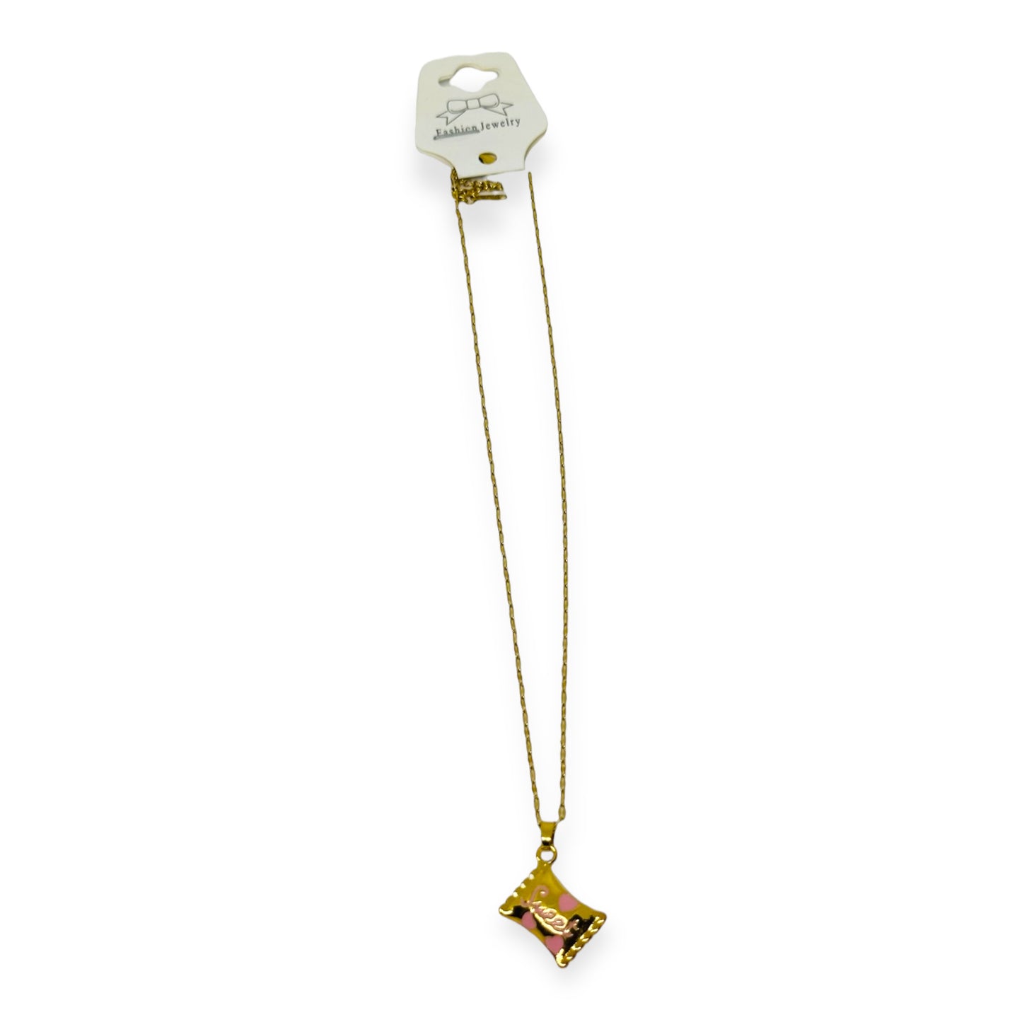 Cadena oro chino con Dije Sweet