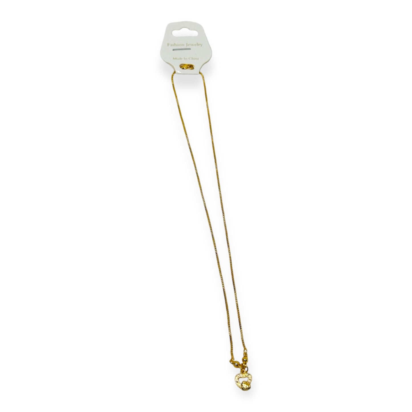 Cadena fina con dije de dama