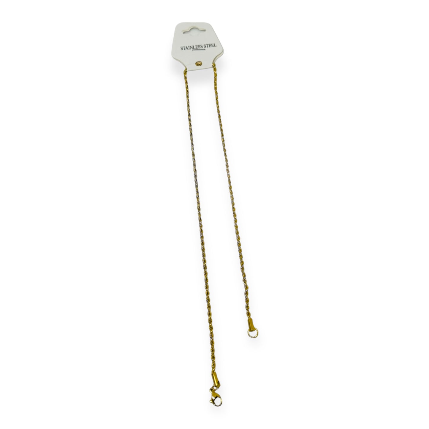 Cadena fina entrelazada dama