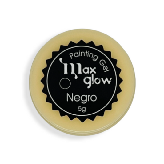 Painting Gel MaxGlow negro