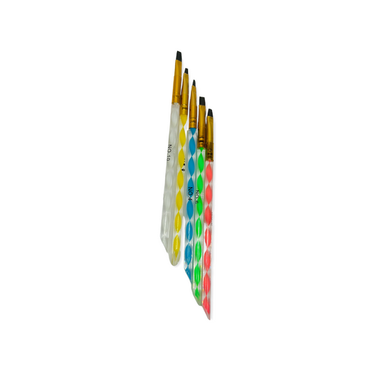 Pincel Gel Arco iris x5
