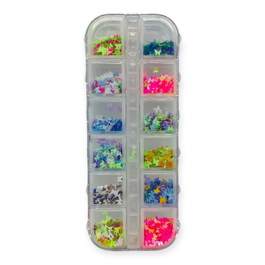 pastillero mariposa x12
